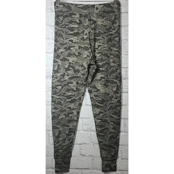 Joie Kyan Camouflage Jogger Pants Women's XS Heathered Gray Green Pockets Soft - Picture 3 of 4